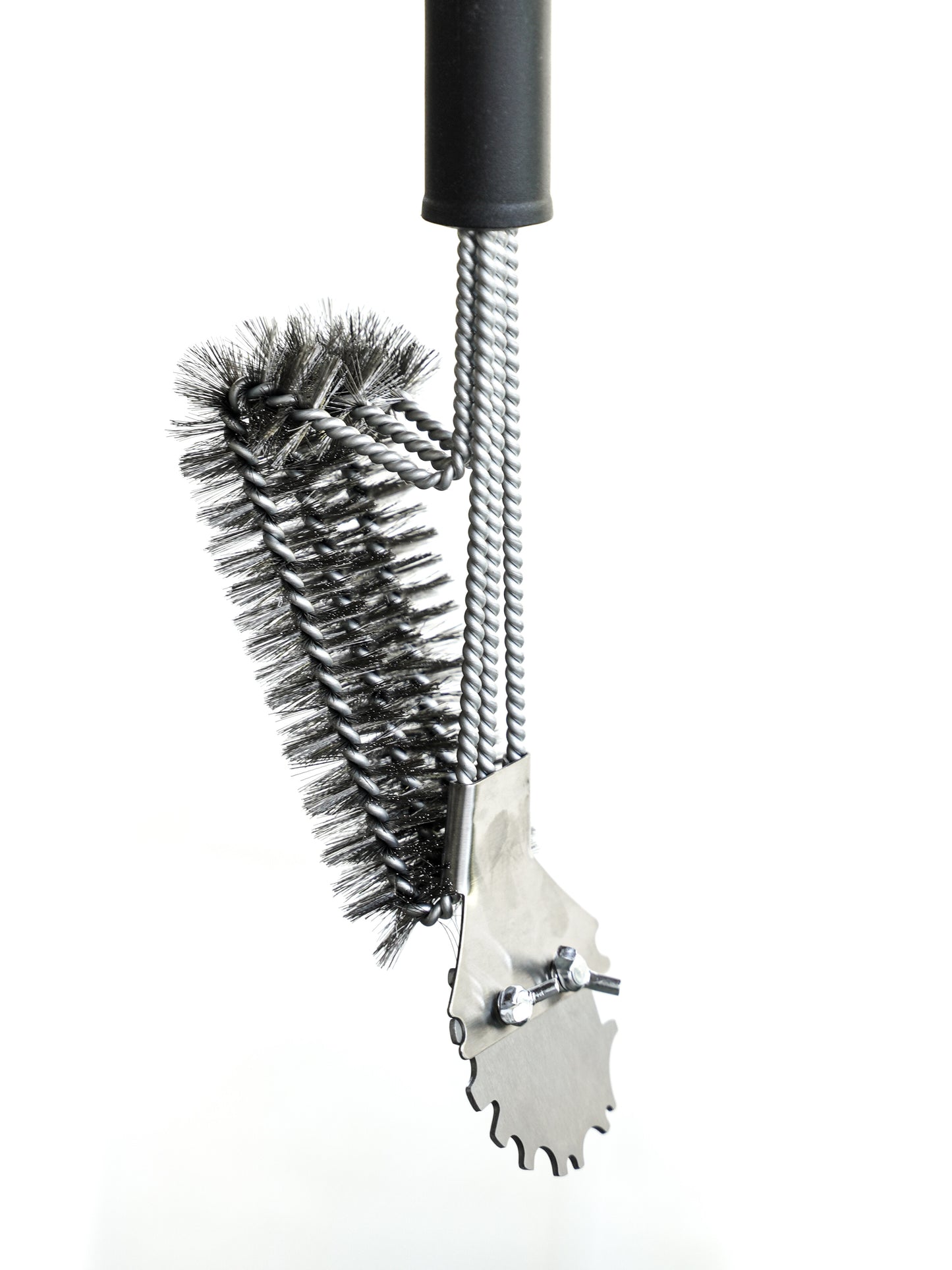 Grillreinigungsbürste mit einzigartigem Schaber