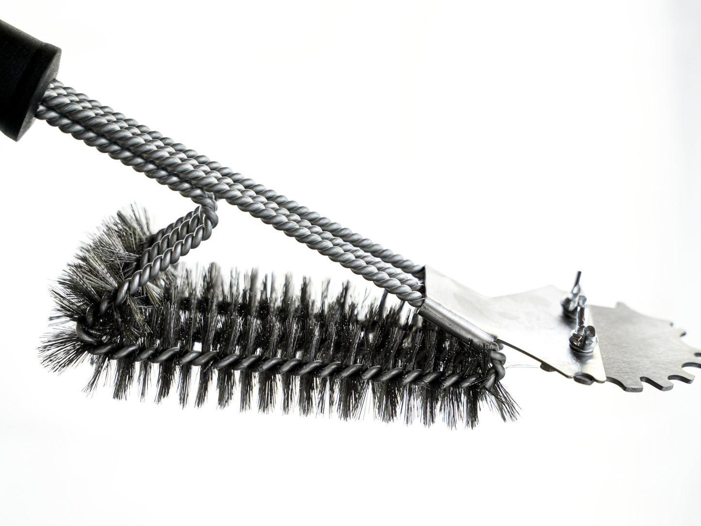 Grillreinigungsbürste mit einzigartigem Schaber