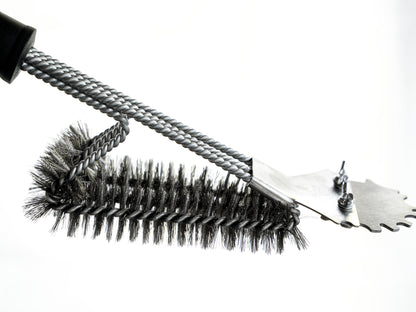 Grillreinigungsbürste mit einzigartigem Schaber