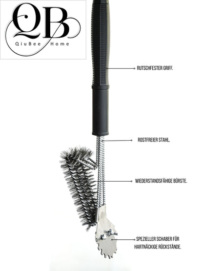 Grillreinigungsbürste mit einzigartigem Schaber