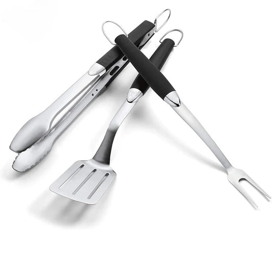Premium Grillbesteck Set – Edelstahl | Modern, Langlebig & Luxuriös