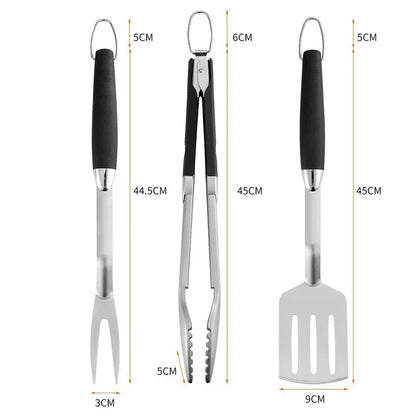 Premium Grillbesteck Set – Edelstahl | Modern, Langlebig & Luxuriös
